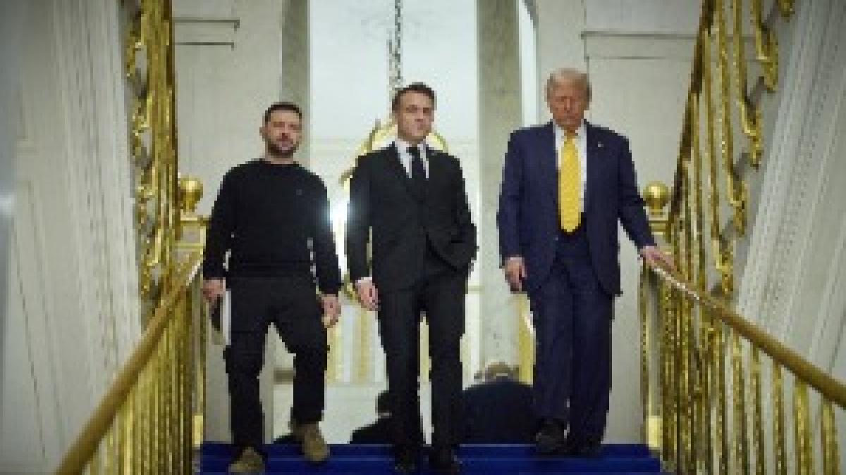 Paris Hosted a Trilateral Meeting Between Volodymyr Zelenskyy, Emmanuel Macron and Donald Trump. (54192920121) Paris Hosted a Trilateral Meeting Between Volodymyr Zelenskyy, Emmanuel Macron and Donald Trump. (54192920121)