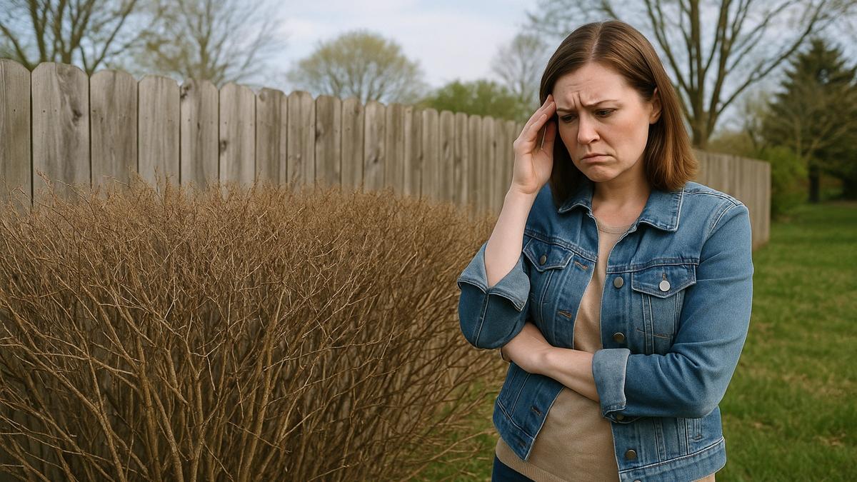 Высохшая изгородь