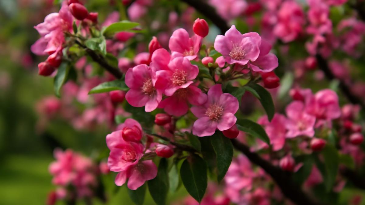 Плодовое дерево в цвету