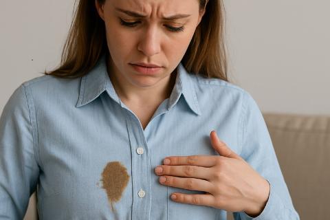 Перекись и спиртовой раствор очищают пятна кофе и чая с одежды