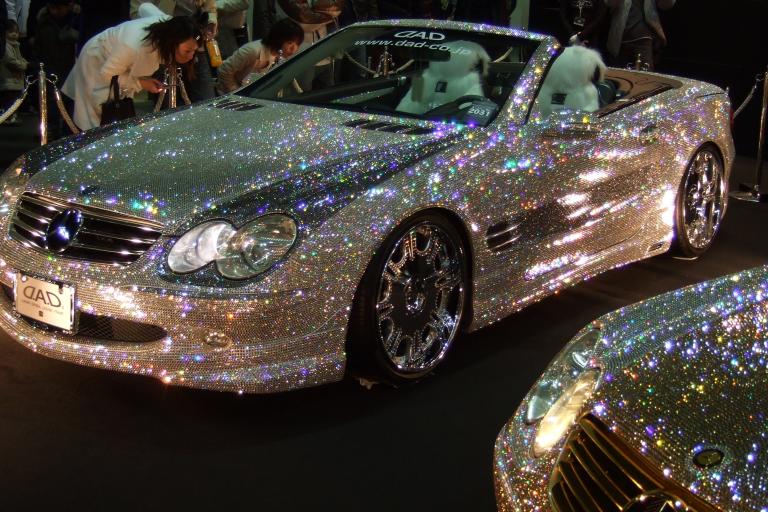 BENZ SL Swarovski-rhinestone Custom6136 BENZ SL Swarovski-rhinestone Custom6136
