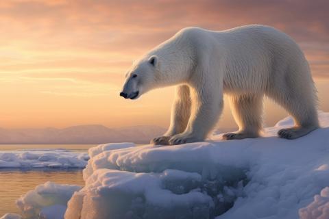 Самка белого медведя усыновила чужого детёныша — The Guardian