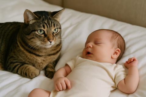 Кошки стимулируют лактацию лапками: исследование поведения животных