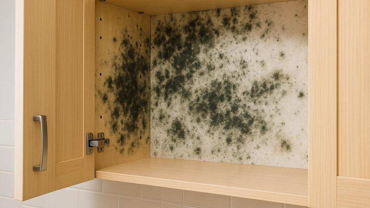 Плесень в кухонном шкафу