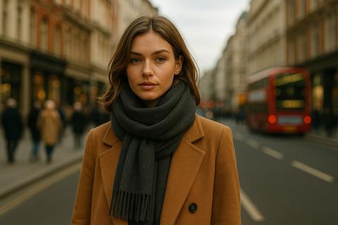 Эксперты Fashion United отметили рост популярности объёмных шарфов