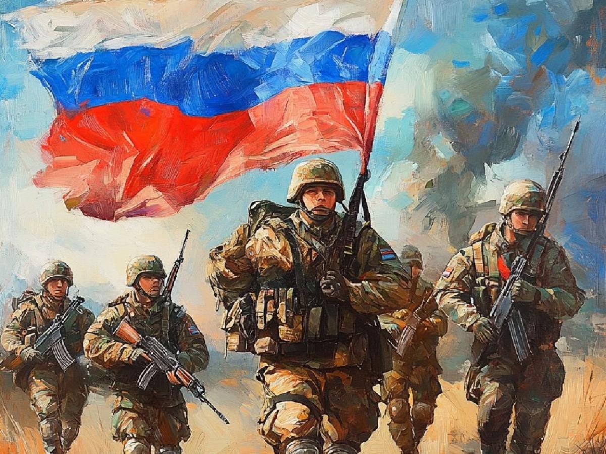 Бойцы армии РФ
