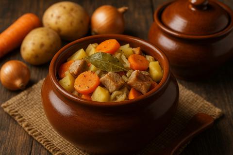 Горшочки в микроволновке с мясом и картофелем получаются сочными по рецепту кулинарных экспертов