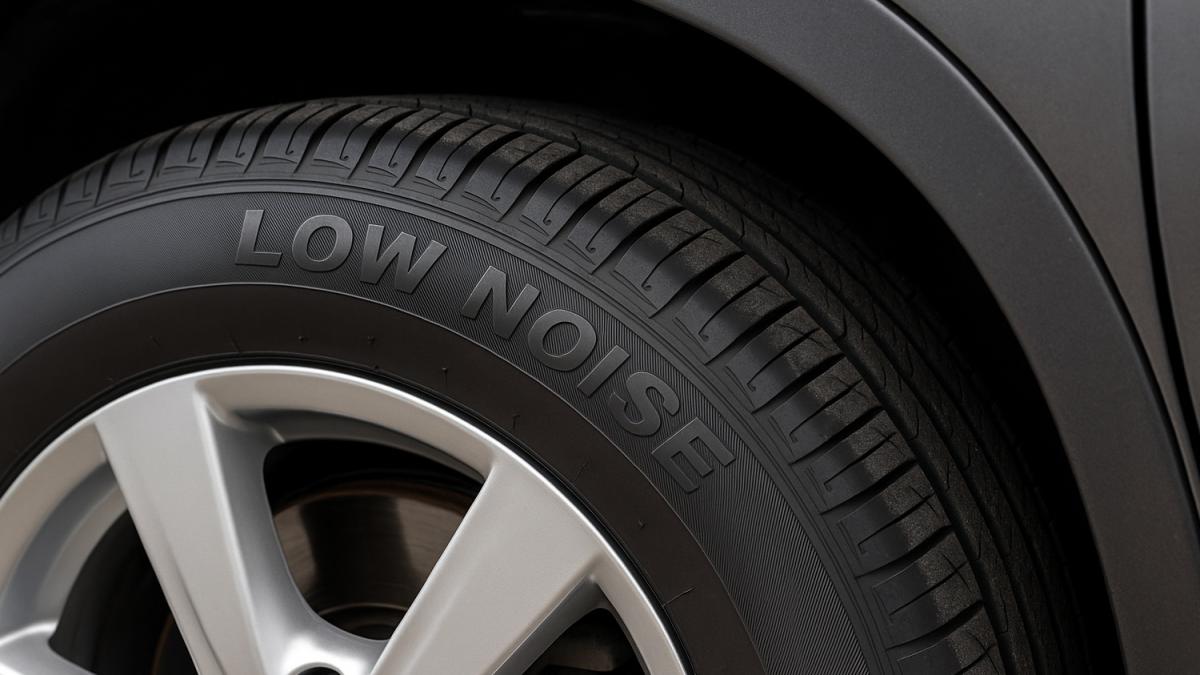 Бесшумные шины на мокрой дороге