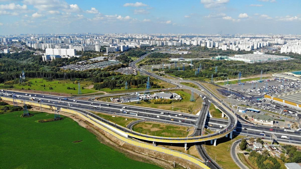 Открытие развязки на пересечении Бесединского шоссе и МКАД