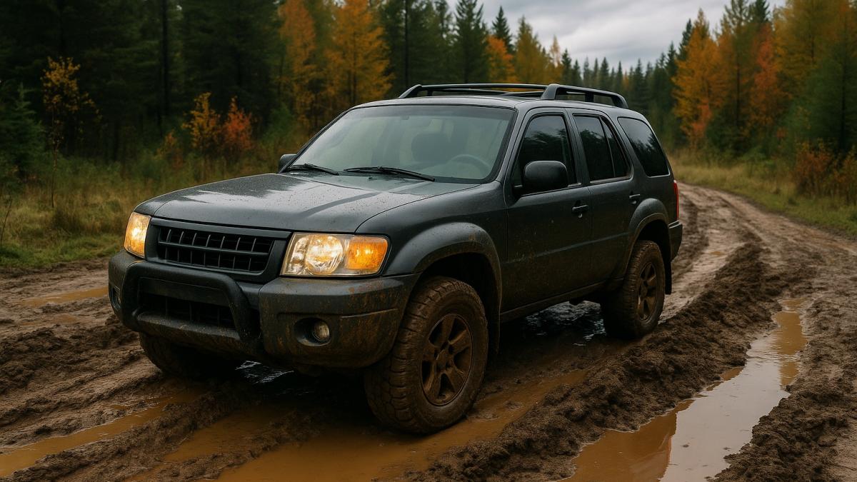 Внедорожник в грязи