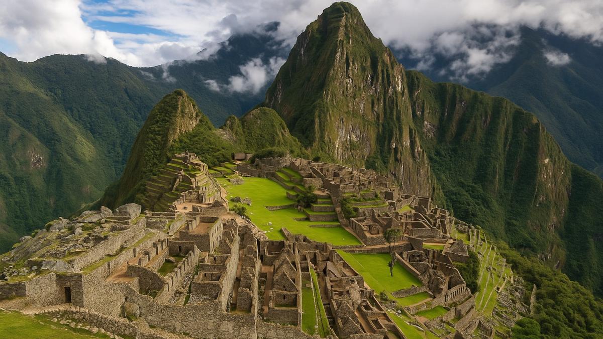 древний город инков в горах