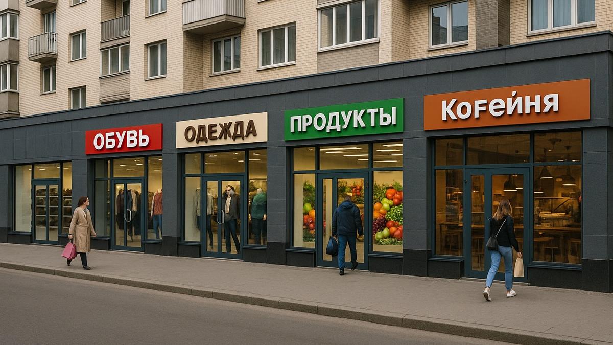 Стрит-ретейл у жилого дома
