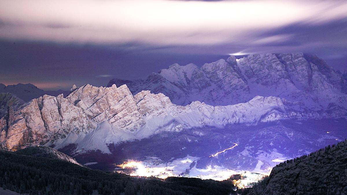 Доломитовые Альпы близ Кортины-д’Ампеццо в Италии