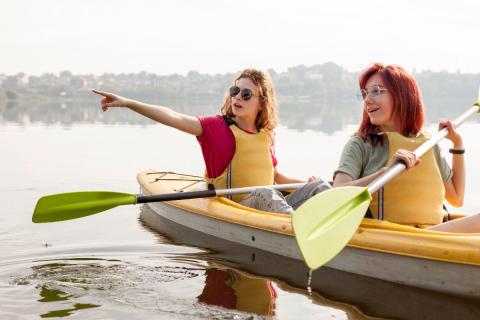 Сплав по реке требует физической подготовки и обязательного инструктажа перед выходом — 