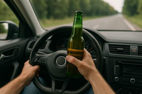 Безалкогольное пиво показывает алкоголь на алкотестере