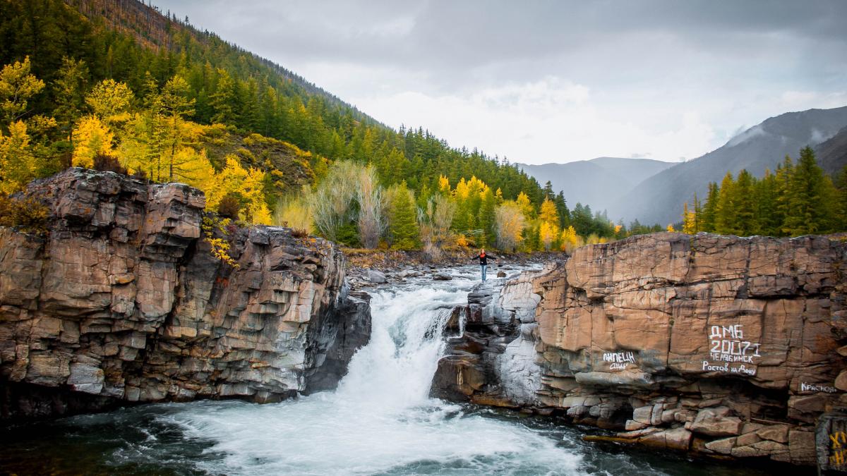 Водопад реки Шаалааш, Республика Тыва Водопад реки Шаалааш, Республика Тыва