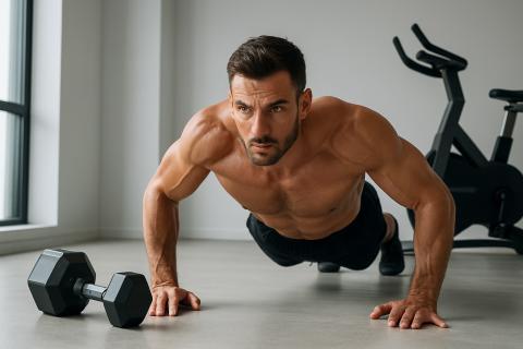 Плиометрические отжимания: увеличение интенсивности тренировки Плиометрические отжимания: увеличение интенсивности тренировки