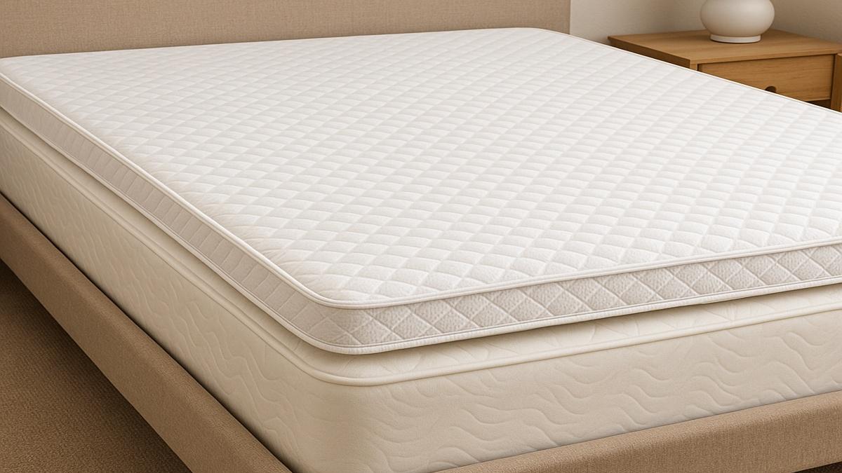 Топпер на кровати