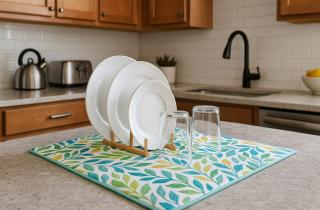 Избыточное количество посуды делает кухню тесной