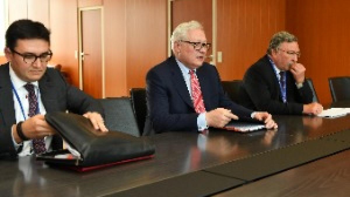 Meeting with Sergei Ryabkov (01911405) Meeting with Sergei Ryabkov (01911405)