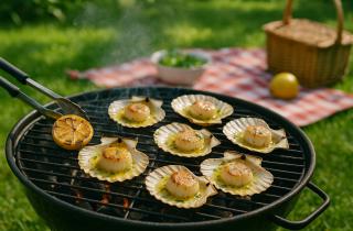 Гребешок создаёт основу вкуса в фруктовом тартаре — кулинарные эксперты