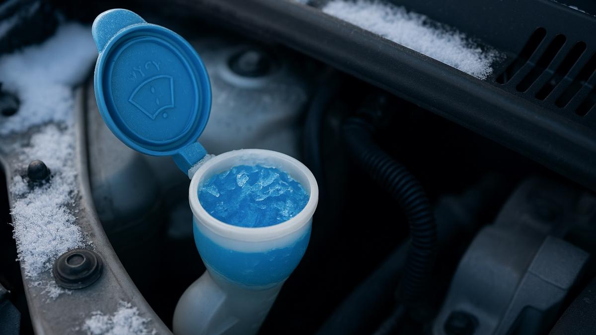 Замерзшая омывайка