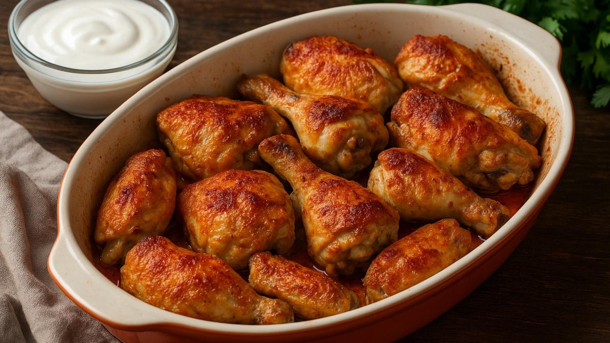 Курица в кефире с румяной корочкой Курица в кефире с румяной корочкой