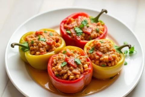 Фаршированные перцы с мясом и рисом: классический рецепт от шеф-повара