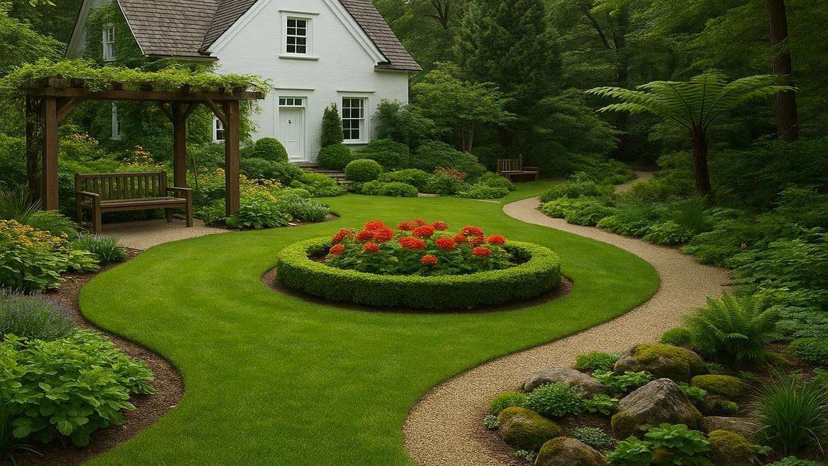 Зелёный оазис у дома Зелёный оазис у дома