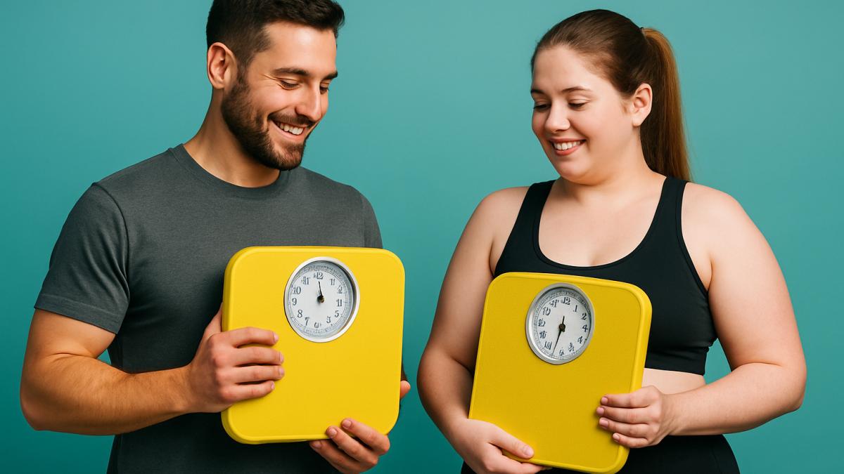 Похудение мужчины и женщины