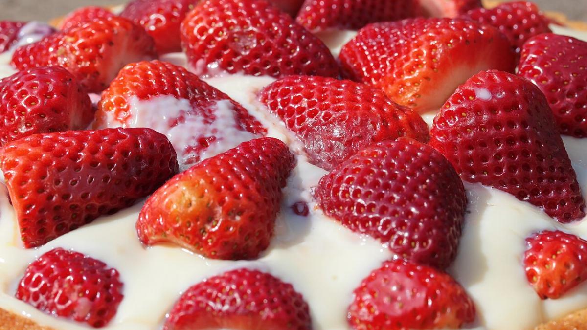 Пирог с клубникой Пирог с клубникой