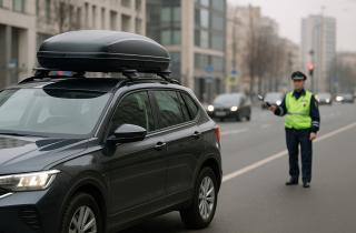 За установку багажника без регистрации водителям грозит штраф 5 тысяч рублей