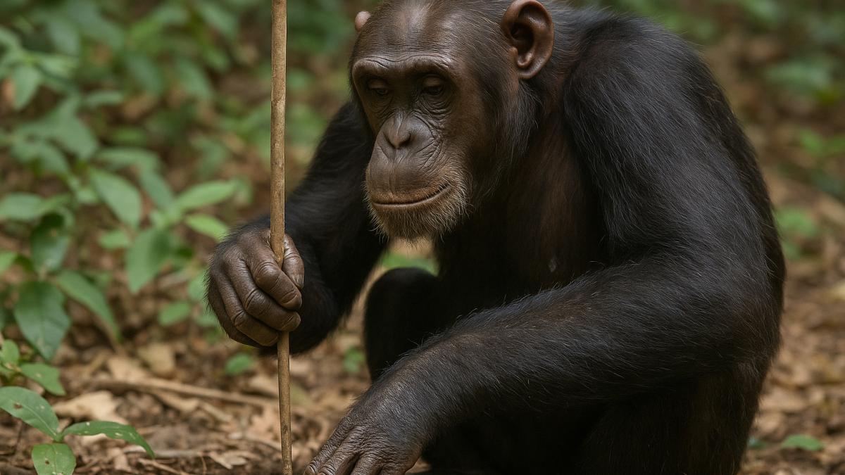Обучение шимпанзе Обучение шимпанзе