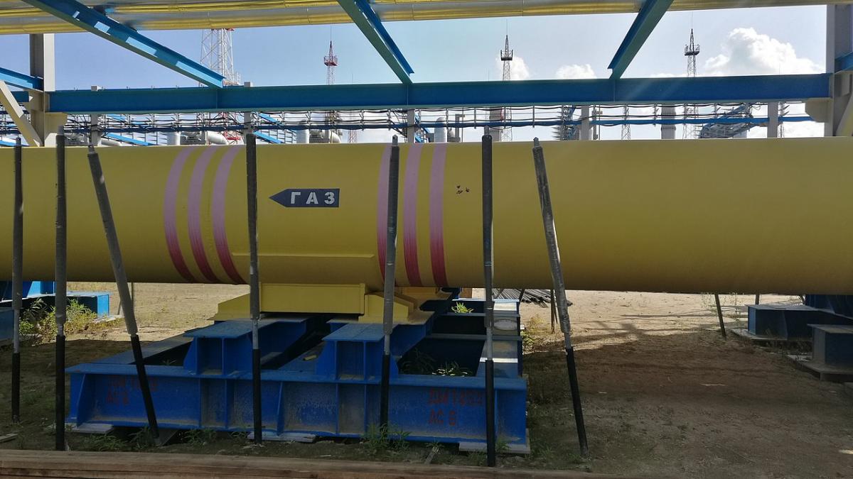 Газопровод, Якутия, Россия Газопровод, Якутия, Россия