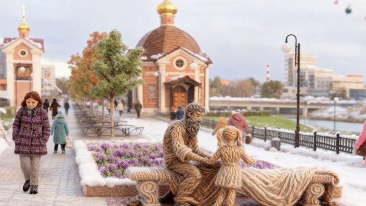 "Вязаный город" Щелково по версии жительницы