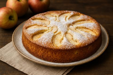 Рецепт шарлотки включает апельсины и клюкву для цитрусового вкуса