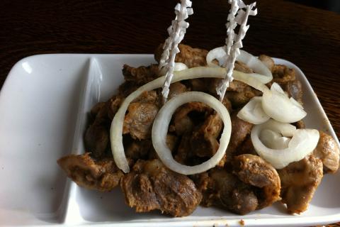 Куриные желудки по-корейски получаются питательными