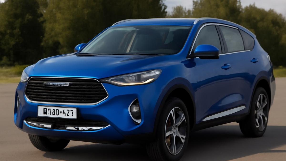 Haval F7 на фоне природы