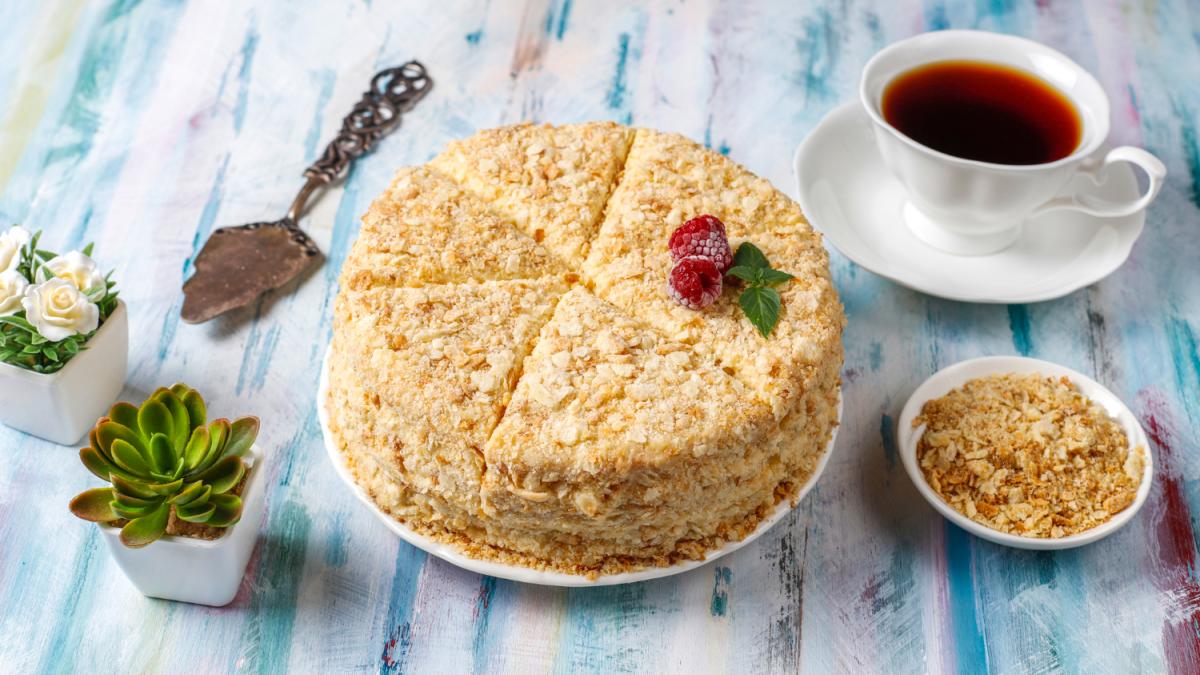 торт наполеон