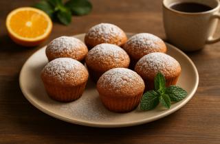 Для идеального пропекания кексов необходимо заполнять формочки тестом на две трети