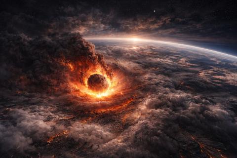 Марсианские шрамы и космические микробы: как бактерии выживают под давлением астероидов