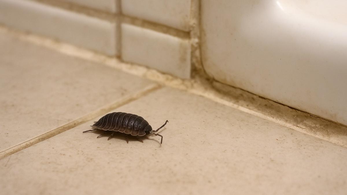 Мокрица в ванной