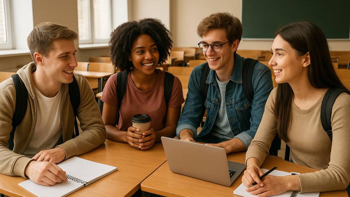 студенты в ВУЗЕ