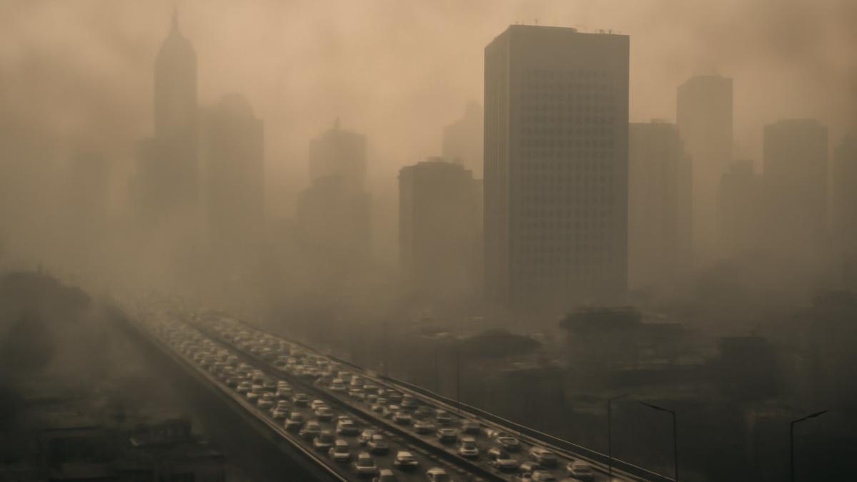 Загрязнённый городской воздух