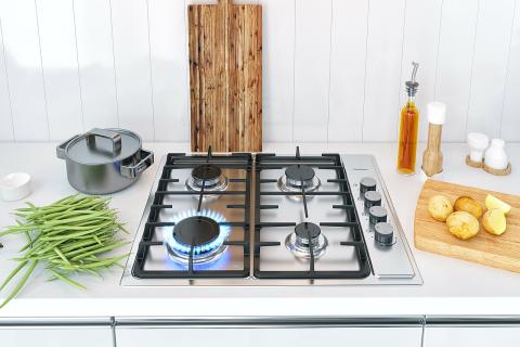 Комбинация уксуса и соды удаляет стойкие отложения на плите — специалисты