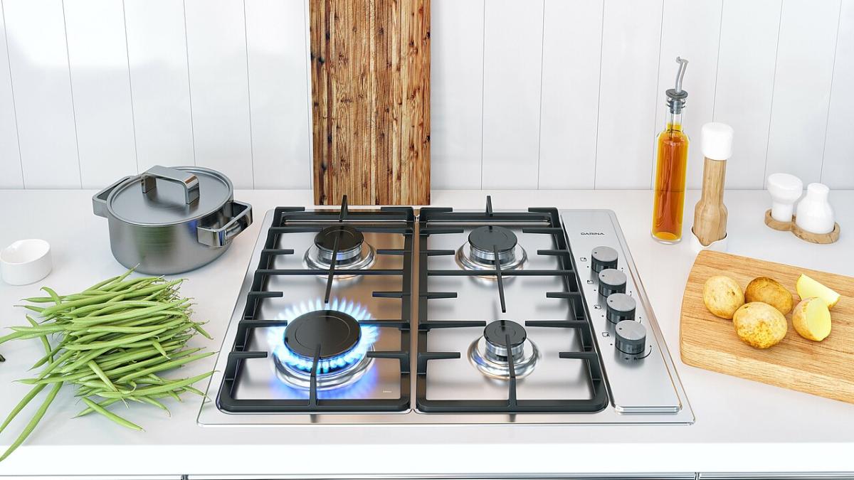 Кухня с газовой плитой