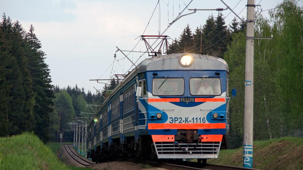 ЭР2К-1116, Россия, Московская область, перегон Лесной Городок - Аэропорт (Trainpix 605)