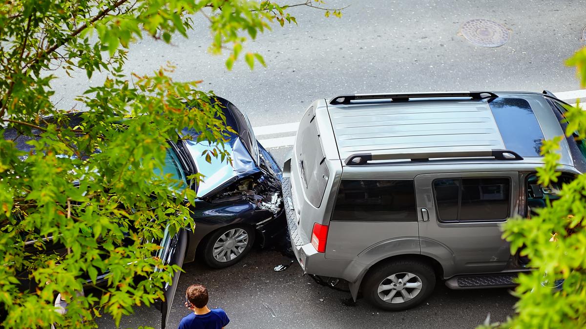 ДТП с участием двух автомобилей