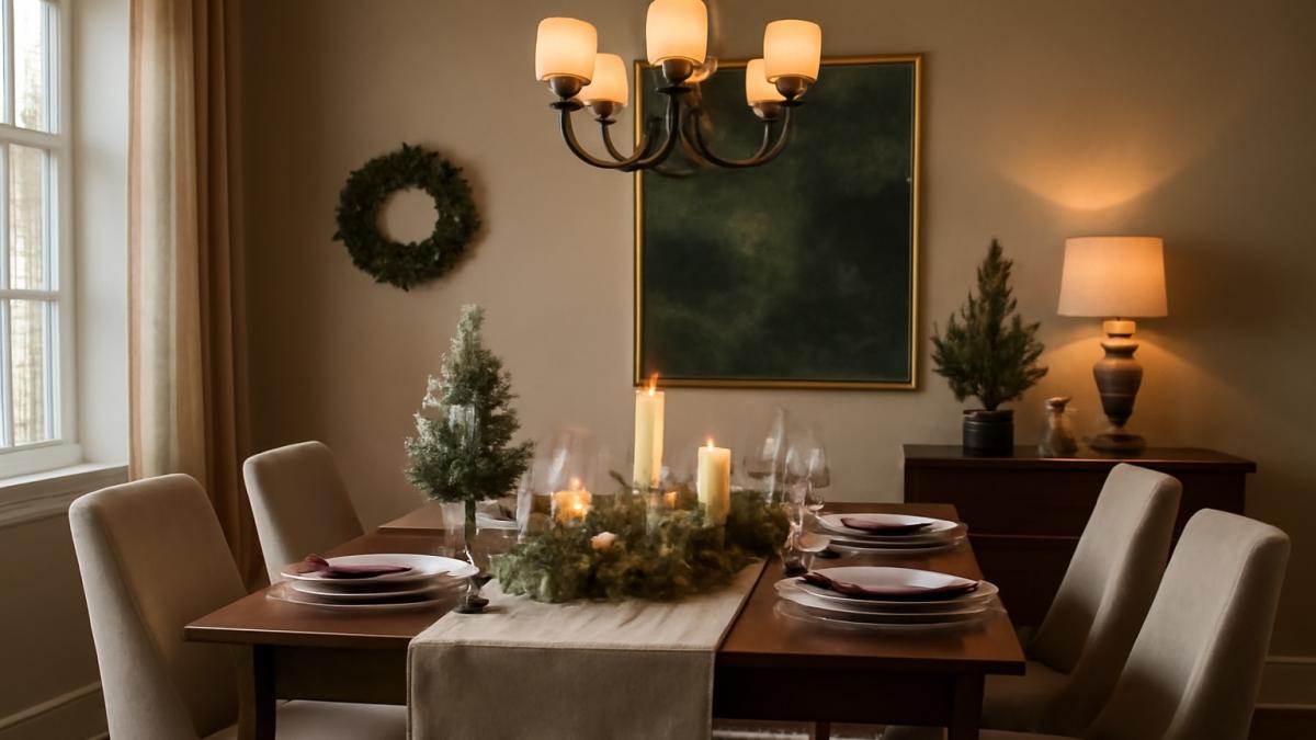 Элегантный декор столовой
