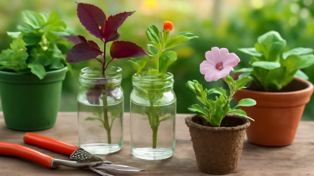 Черенкование растений в саду